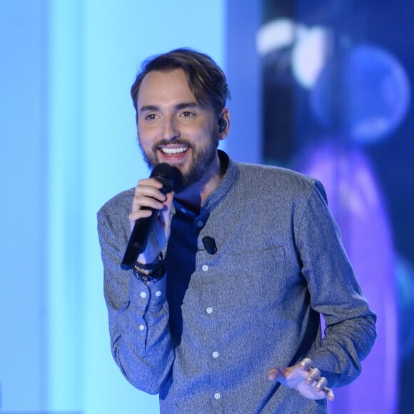 Christophe Willem - Enregistrement de l'émission "Vivement Dimanche" consacrée à Chrsitophe Willem, à Paris le 29 Septembre 2015. Diffusion le 4 octobre 2015.