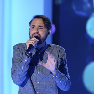 Christophe Willem - Enregistrement de l'émission "Vivement Dimanche" consacrée à Chrsitophe Willem, à Paris le 29 Septembre 2015. Diffusion le 4 octobre 2015.