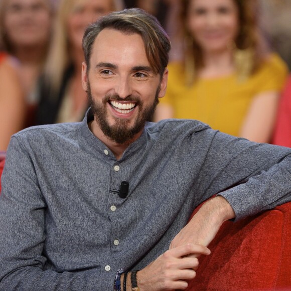 Christophe Willem - Enregistrement de l'émission "Vivement Dimanche" consacrée à Chrsitophe Willem, à Paris le 29 Septembre 2015. Diffusion le 4 octobre 2015.