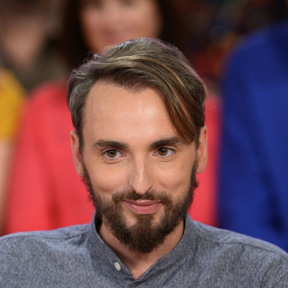 Christophe Willem - Enregistrement de l'émission "Vivement Dimanche" consacrée à Chrsitophe Willem, à Paris le 29 Septembre 2015. Diffusion le 4 octobre 2015.