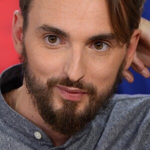 Christophe Willem - Enregistrement de l'émission "Vivement Dimanche" consacrée à Chrsitophe Willem, à Paris le 29 Septembre 2015. Diffusion le 4 octobre 2015.