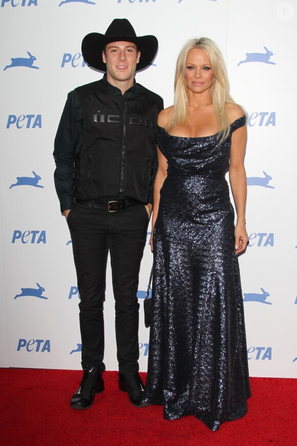 Pamela Anderson - Soirée de gala du 35ème anniversaire de la PETA à Los Angeles, le 30 septembre 2015.
