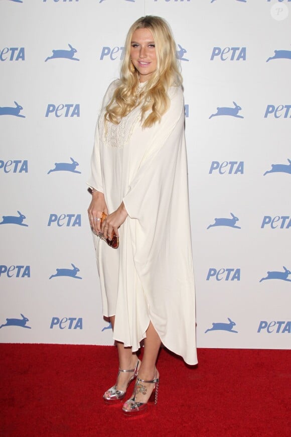 Kesha - Soirée de gala du 35ème anniversaire de la PETA à Los Angeles, le 30 septembre 2015.