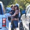 Miranda Kerr et son fils Flynn lors d'une sortie en famille le 30 septembre 2015 par une belle journée à Malibu
