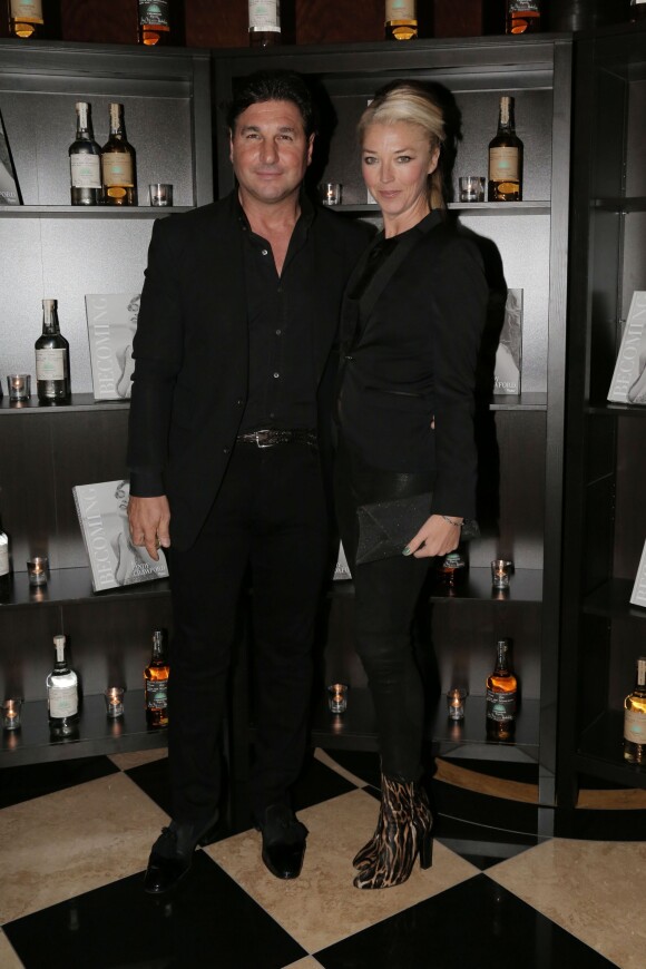 Tamara Beckwith et son mari Giorgio Veroni - À l'occasion du lancement de son livre, Cindy Crawford a organisé un évènement à Londres, en partenariat avec la marque de téquila de George Clooney à Londres. Le 1er octobre 2015