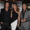 Rande Gerber, sa femme Cindy Crawford et George Clooney - À l'occasion du lancement de son livre, Cindy Crawford a organisé un évènement à Londres, en partenariat avec la marque de téquila de George Clooney à Londres. Le 1er octobre 2015