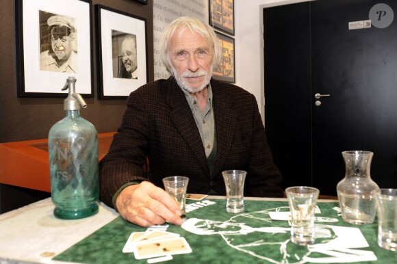 Exclusif - L'acteur Pierre Richard, parrain du musée Raimu à Marignane, participe à l'inauguration avec la petite fille de l'acteur Isabelle Nohain-Raimu le 29 septembre 2015.