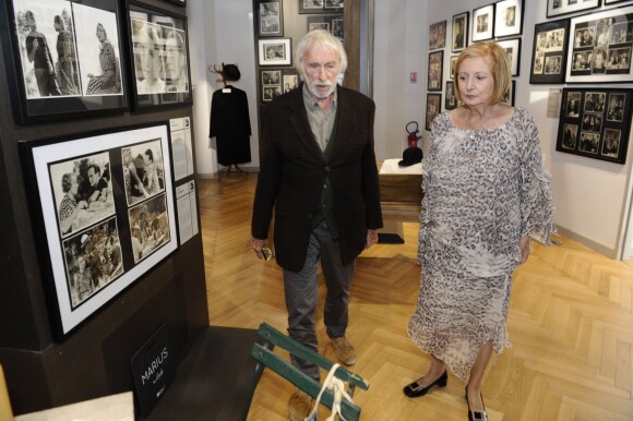 Exclusif - L'acteur Pierre Richard, parrain du musée Raimu à Marignane, participe à l'inauguration avec la petite fille de l'acteur Isabelle Nohain-Raimu le 29 septembre 2015.