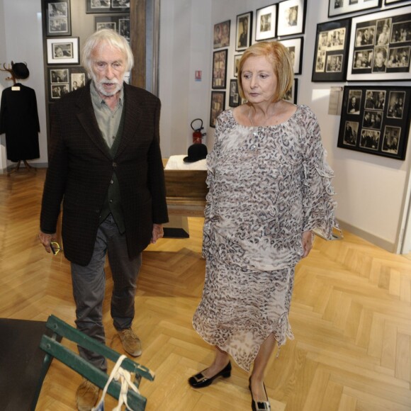 Exclusif - L'acteur Pierre Richard, parrain du musée Raimu à Marignane, participe à l'inauguration avec la petite fille de l'acteur Isabelle Nohain-Raimu le 29 septembre 2015.