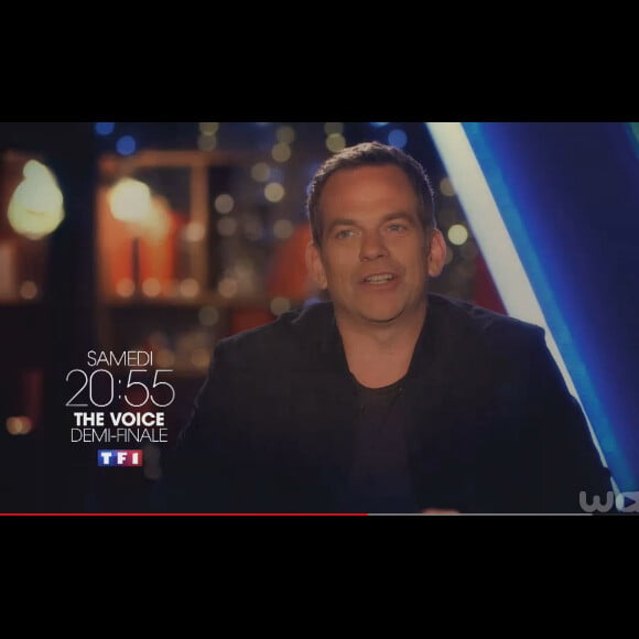 Garou sur le plateau de The Voice 3.