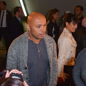 Audrey Lamy, Eric Judor, Vanessa Guide - Arrivée des people à l'avant-première du film "Les Nouvelles Aventures d'Aladin" au Grand Rex à Paris, le 6 octobre 2015.