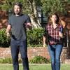 Ben Affleck et Jennifer Garner sortent ensemble d'un centre médical à Santa Monica le 3 septembre 2015