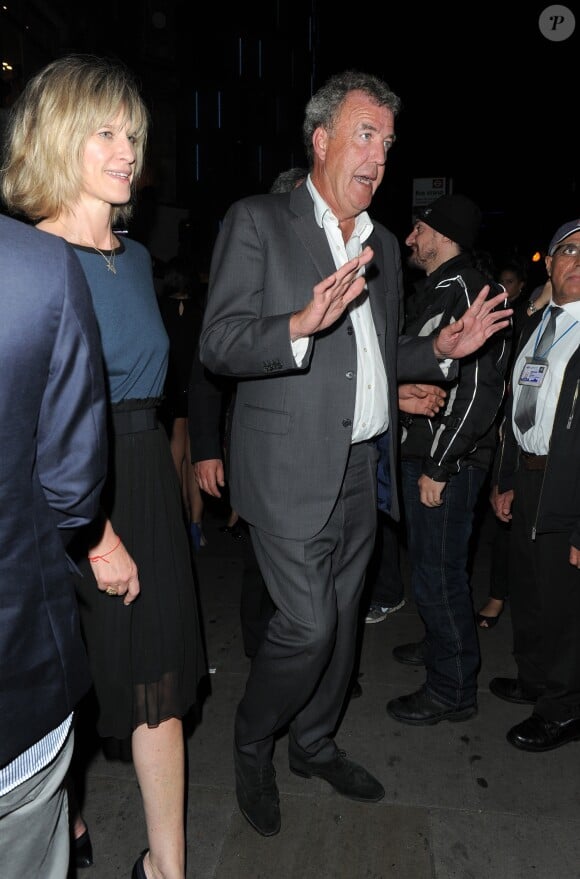 Jeremy Clarkson à la sortie du Café de Paris à Londres, le 20 juin 2013