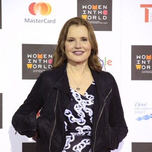 Geena Davis au sommet Women in the World à Londres, le 8 octobre 2015