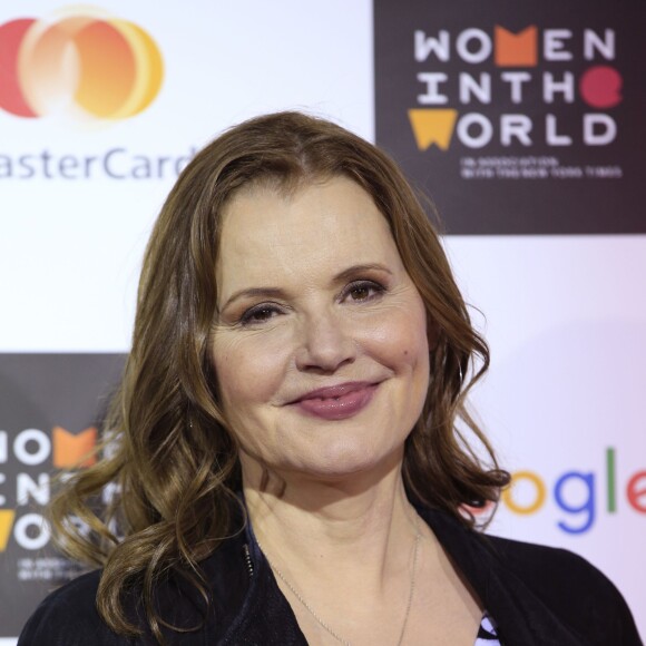 Geena Davis au sommet Women in the World à Londres, le 8 octobre 2015