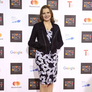 Geena Davis au sommet Women in the World à Londres, le 8 octobre 2015