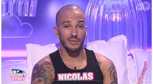 Nicolas dans la quotidienne de Secret Story 9, le lundi 12 octobre 2015