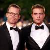 Guy Pearce et Robert Pattinson - Montée des marches du film "The Rover" lors du 67 ème Festival du film de Cannes – Cannes le 18 mai 2014.