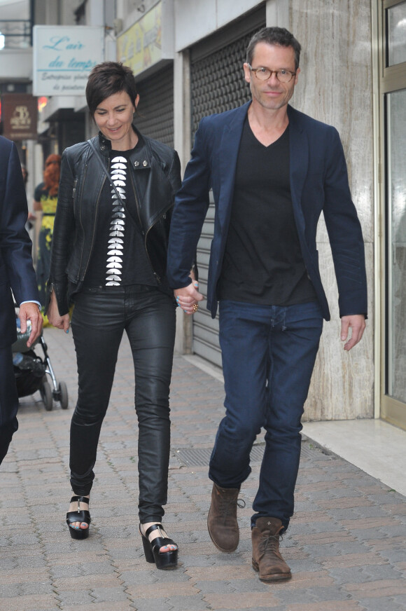 Kate Mestitz et Guy Pearce - Dîner pour le film "The Rover" à Cannes le 17 mai 2014