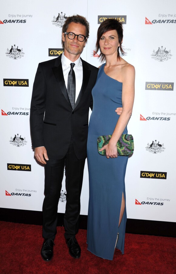 Guy Pearce et sa femme Kate Mestitz à la 9e édition du gala G'Day USA Los Angeles Black Tie à Los Angeles, le 14 janvier 2012
