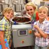 Britney Spears et ses fils à la chocolaterie / photo postée sur le compte Instagram de la chanteuse américaine.