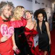 Wayne Coyne, Katy Weaver, Miley Cyrus, Tyler Ford - Gala "AmfAR Inspiration Gala" à New York, le 16 juin 2015.