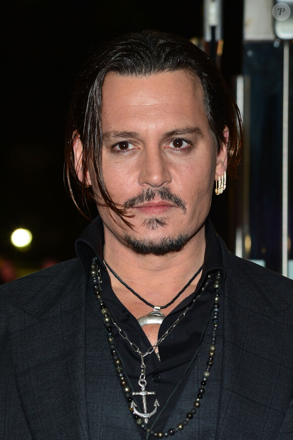 Johnny Depp - Avant-première du film "Black Mass" lors du Festival BFI à Londres, le 11 octobre 2015.