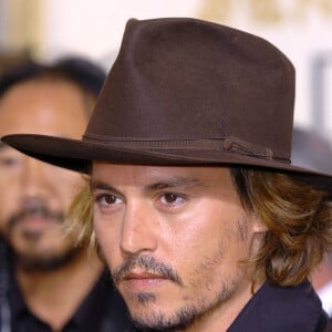 Johnny Depp aux Golden Globe Awards 2004.