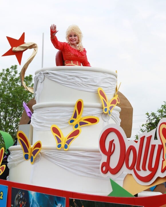 Dolly Parton au parc Dollywood à Pigeon Forge, le 2 mai 2015.