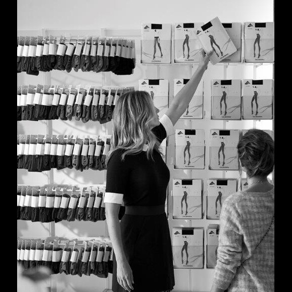 Julia Roberts lors d'un shooting photo pour la marque Calzedonia.