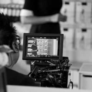 Julia Roberts lors d'un shooting photo pour la marque Calzedonia.
