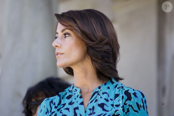 La princesse Marie de Danemark assistait à la célébration de l'inscription au patrimoine mondial de l'Unesco du "Paysage de chasse par force de Zélande du Nord", le 23 août 2015