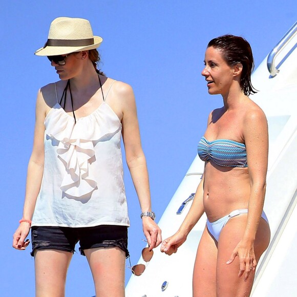 Semi-exclusif - La princesse Marie et le prince Joachim de Danemark en vacances à Ibiza le 8 juin 2015.