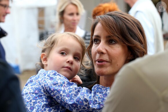 La princesse Marie de Danemark et sa fille la princesse Athena au Festival de Tonder, le 30 août 2015.