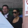 Kim Kardashian à la sortie du Sunrise Hospital où se trouve Lamar Odom, le 15 octobre 2015