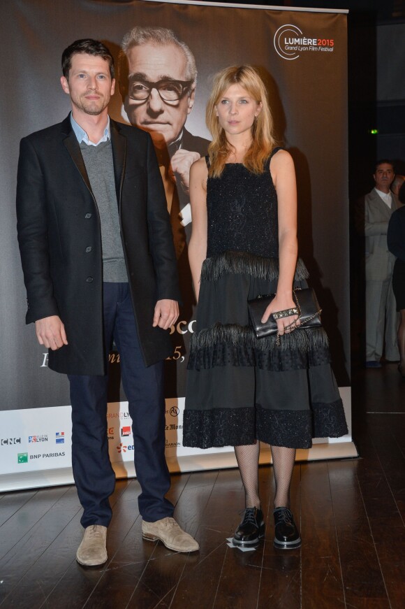 Actress Clemence Poesy and actor Pierre Deladonchamps at the Prix Lumiere Ceremony as part of the 7th Festival Lumiere in Lyon, France on October 16, 2015. Photo Julien Reynaud/APS-Medias/ABACAPRESS.COM17/10/2015 - Lyon
