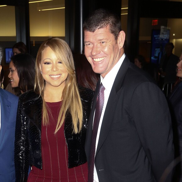 Mariah Carey et son compagnon James Packer à la première de 'The Intern' au Ziegfeld Theatre de New York, le 21 septembre 2015