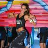 Le top Izabel Goularta participé à un run à Sao Paulo, le 18 octobre 2015