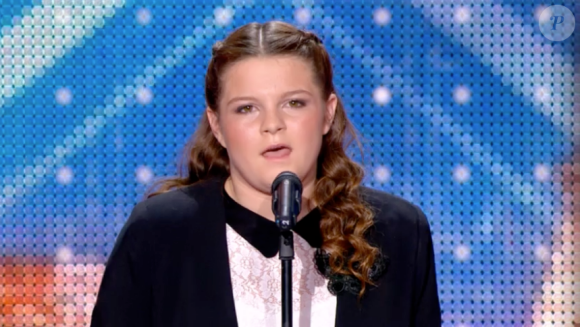 Océane, dans La France a un incroyable talent (saison 10, épisode 1), le mardi 20 octobre 2015 sur M6.