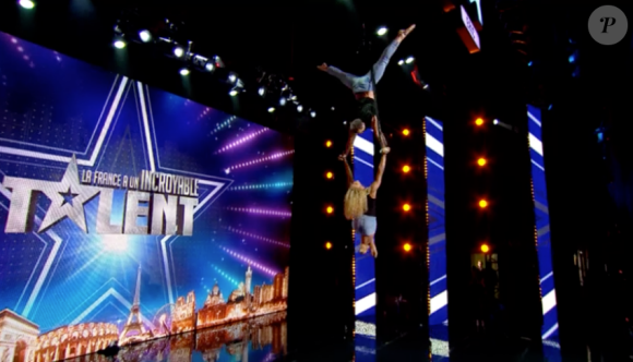 Cécile et Roman, dans La France a un incroyable talent (saison 10, épisode 1), le mardi 20 octobre 2015 sur M6.
