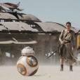 Daisy Ridley dans Star Wars – Le Réveil de la Force.
