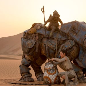 Daisy Ridley dans Star Wars – Le Réveil de la Force.