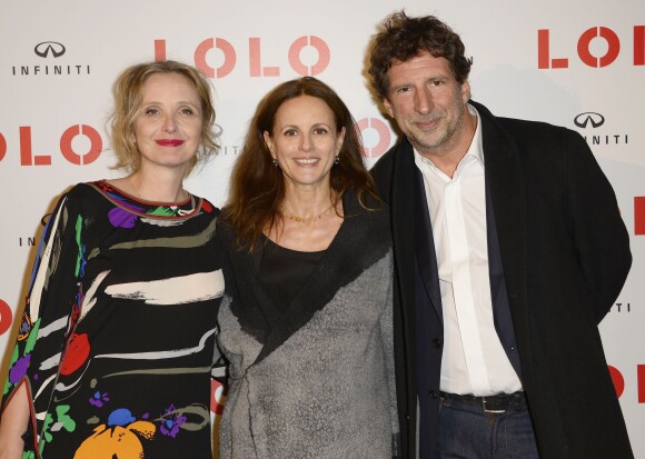Julie Delpy et Michaël Gentile - Avant-première du film "Lolo" au cinéma Gaumont Opéra à Paris le 19 octobre 2015.