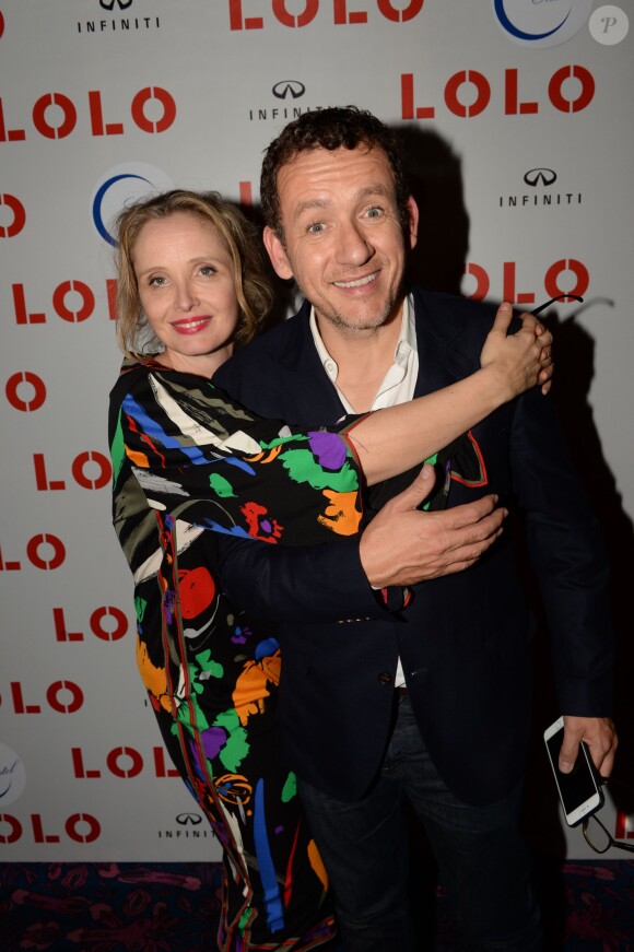 Exclusif - Julie Delpy et Dany Boon - Première du film "Lolo" chez Castel à Paris le 19 octobre 2015.