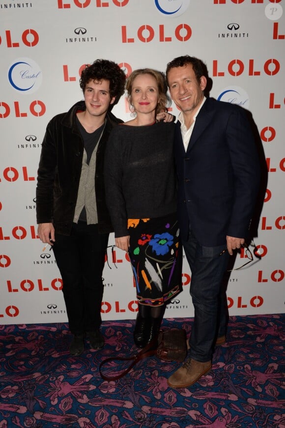 Exclusif - Vincent Lacoste, Julie Delpy et Dany Boon - Première du film "Lolo" chez Castel à Paris le 19 octobre 2015.