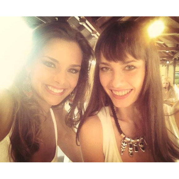 Marine Lorphelin et Miss Autriche 2013 ensemble.