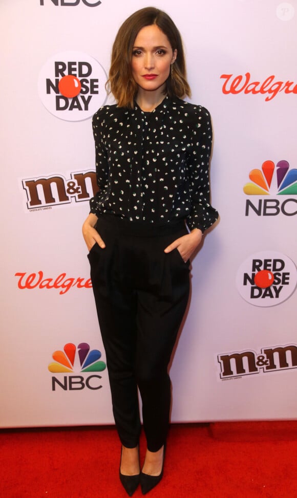 Rose Byrne à la soirée caritative "Red Nose Day 2015" à New York, le 21 mai 2015