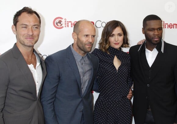 Jude Law, Jason Statham, Rose Byrne, Curtis Jackson à la soirée « 20th Century Fox Future Release Schedule » à Las Vegas, le 23 avril 2015