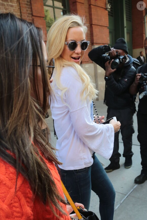 Kate Hudson - People dans la rue à New York le 21 octobre 2015.