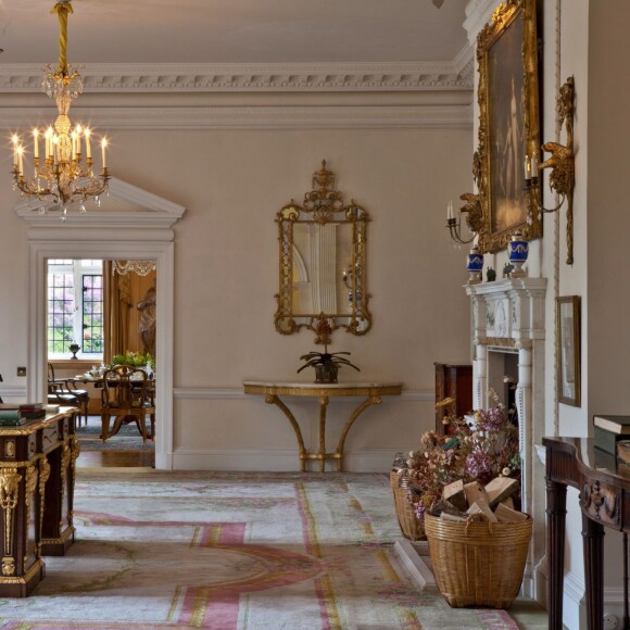 Images d'illustration de la nouvelle maison de campagne que le couple David et Victoria Beckham souhaiterait acquérir à Stow-on-the-Wold, dans le district de Cotswold, le 19 octobre 2015